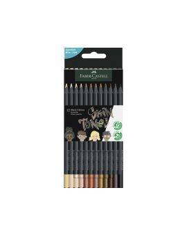 Faber-Castell Black Edition kleurpotloden - 12 stuks - huidskleuren