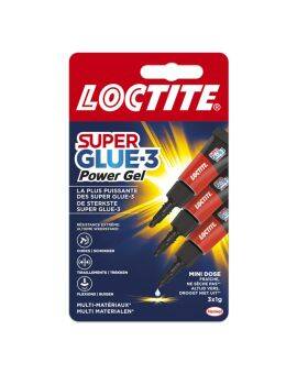 Loctite Power Gel Flexi secondenlijm - 3x 1 gram