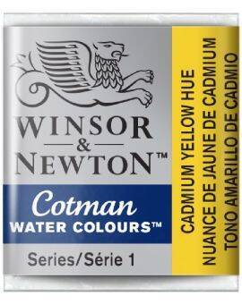 W&N Cotman Watercolours - half napje - cadmium yellow hue