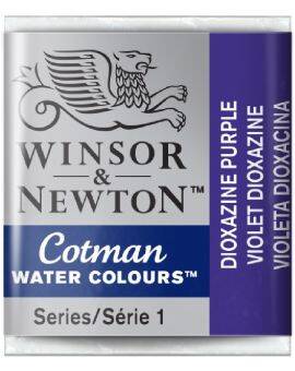 W&N Cotman Watercolours - half napje - dioxazine purple
