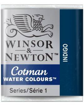 W&N Cotman Watercolours - half napje - indigo