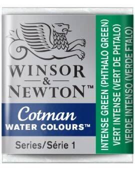 W&N Cotman Watercolours - half napje - intense green