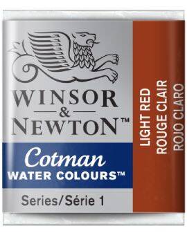 W&N Cotman Watercolours - half napje - light red