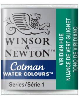 W&N Cotman Watercolours - half napje - viridian hue