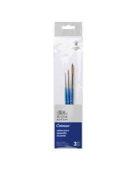W&N Cotman - aquarelpenselen - rond 0, 4 en 8
