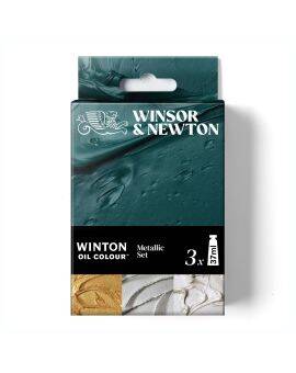 W&N Winton Oil Colour - 3x37 ml - metallic set