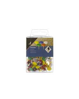 Kangaro punaises - 120 stuks - messing met kapjes