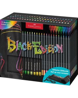 Faber-Castell Black Edition kleurpotloden - 72 stuks in roletui