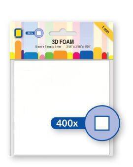 3D Foamblokjes- 5x5x1 mm