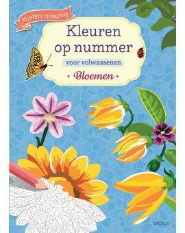 Kleurboek - Kleuren op nummer - bloemen