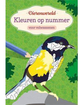 Kleurboek - Kleuren op nummer - Dierenwereld