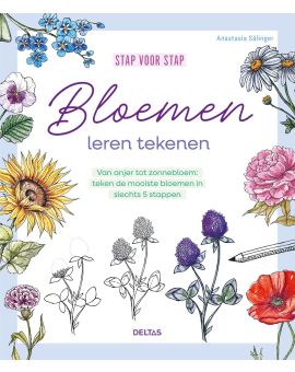 Boek - Stap voor stap bloemen leren tekenen