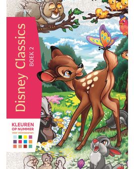 Kleurboek - Kleuren op nummer voor volwassenen - Disney Classics 2