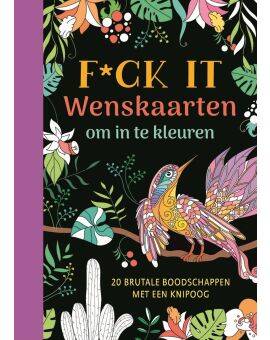 Wenskaarten om in te kleuren - F*ck it