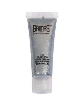 Grimas Shimmer Gel - 8 ml - zilver