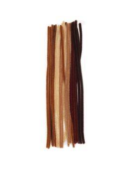 Chenilledraad - 25 stuks - cappuccino