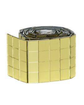 Spiegelmozaïek - 10x10 mm - goudkleurig