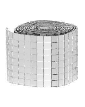 Spiegelmozaïek - 5x5 mm - zilverkleurig