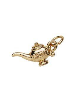 Charm Series hanger - theepot goudkleurig