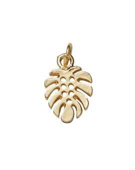 Charm Series hanger - monstera goudkleurig