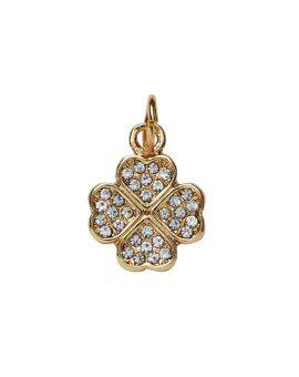 Charm Series hanger - klaver goudkleurig