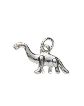Charm Series hanger - dino zilverkleurig