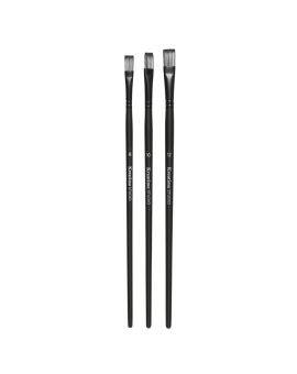 Kreatima Studio set penselen - plat - 3 stuks