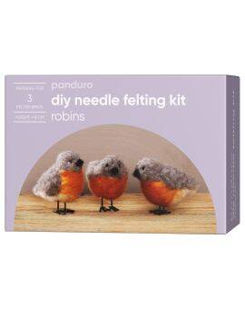 Panduro DIY kit - Needle Felted Robins