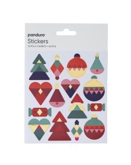 Stickers - 3 vellen - kerstvreugde