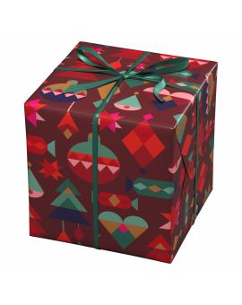 Cadeaupapier - 10 meter - grafische kerst