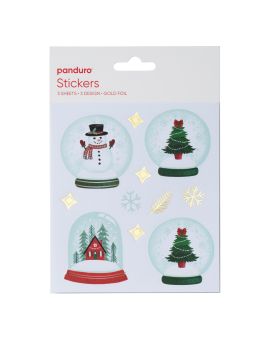 Stickers - sneeuwbol