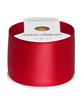Satijnlint - 40 mm - rood