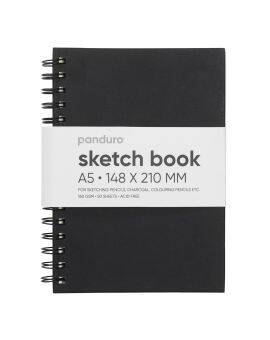 Panduro schetsboek ringband - portrait - A5
