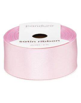 Satijnlint - 25 mm - lichtroze