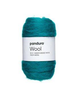 Nepal Wool lamswol - 50 gram - turquoise