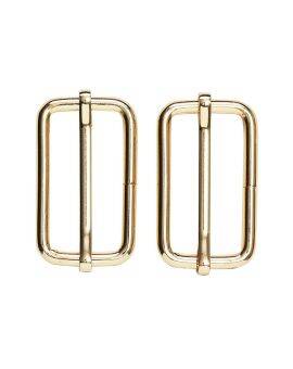 Verstelbare tasgesp metaal - 45 mm - goudkleurig