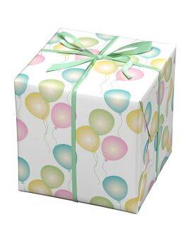 Cadeaupapier - 10 meter - ballonnen