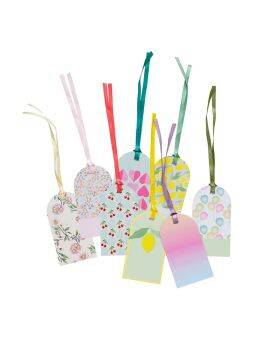 Cadeaulabels - 8 stuks - lente/zomer