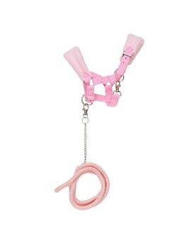 Hobby Horse - halster met halstertouw - roze
