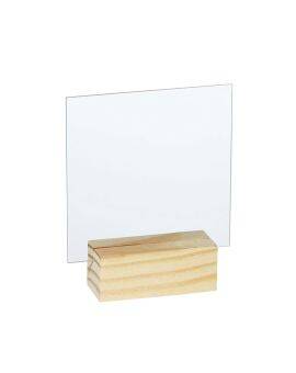 Acrylplaat met houder - vierkant