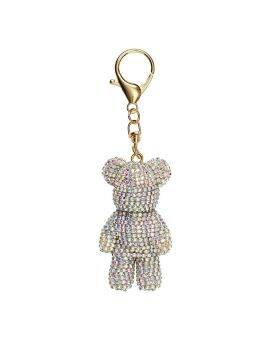 Sleutelhanger rhinestone beer - 7 cm