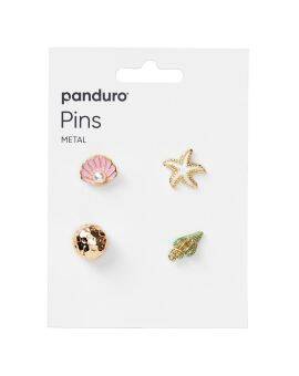 Broche pins - 4 stuks - oceaan