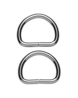 D-ring metaal - 30 mm - zilverkleurig