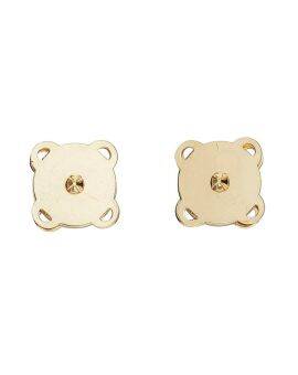 Metalen magnetische sluiting - 2 stuks - goudkleurig