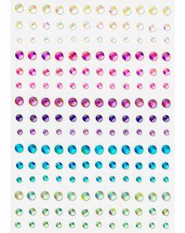 Panduro Face Jewels - crystal dots pastel