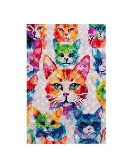 Panduro Junior DIY kit - Bling Dots kitty cats