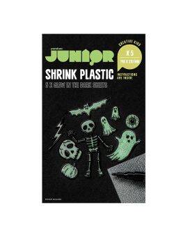 Panduro Junior - krimpfolie glow-in-the-dark - 5 vellen
