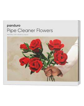 Panduro DIY kit - Pipe Cleaner Roses