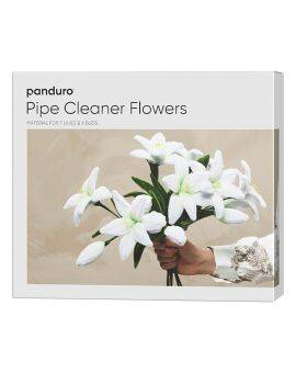 Panduro DIY kit - Pipe Cleaner Flowers Lilly's