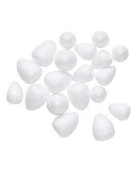 Piepschuim bloemknoppen - 20 stuks